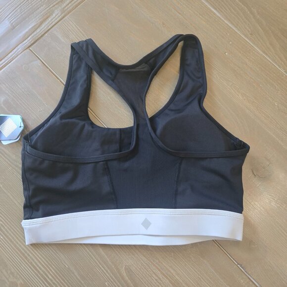 Lularoe Black & Grey Invincible Sports Bra Sz LNWT - Picture 2 of 2